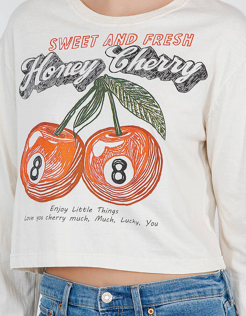 Cherry Bomb Long Sleeve Top - ivyandlavyboutique Kathmandu Imports