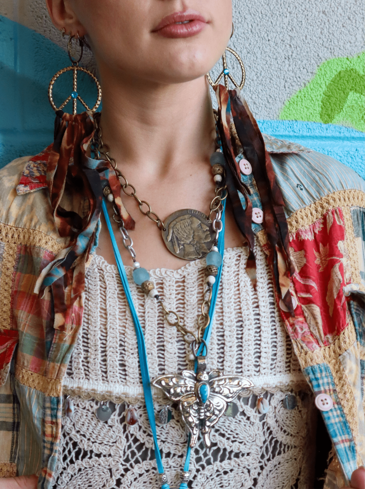 Chief Coin Choker - ivyandlavyboutique Art by Amy
