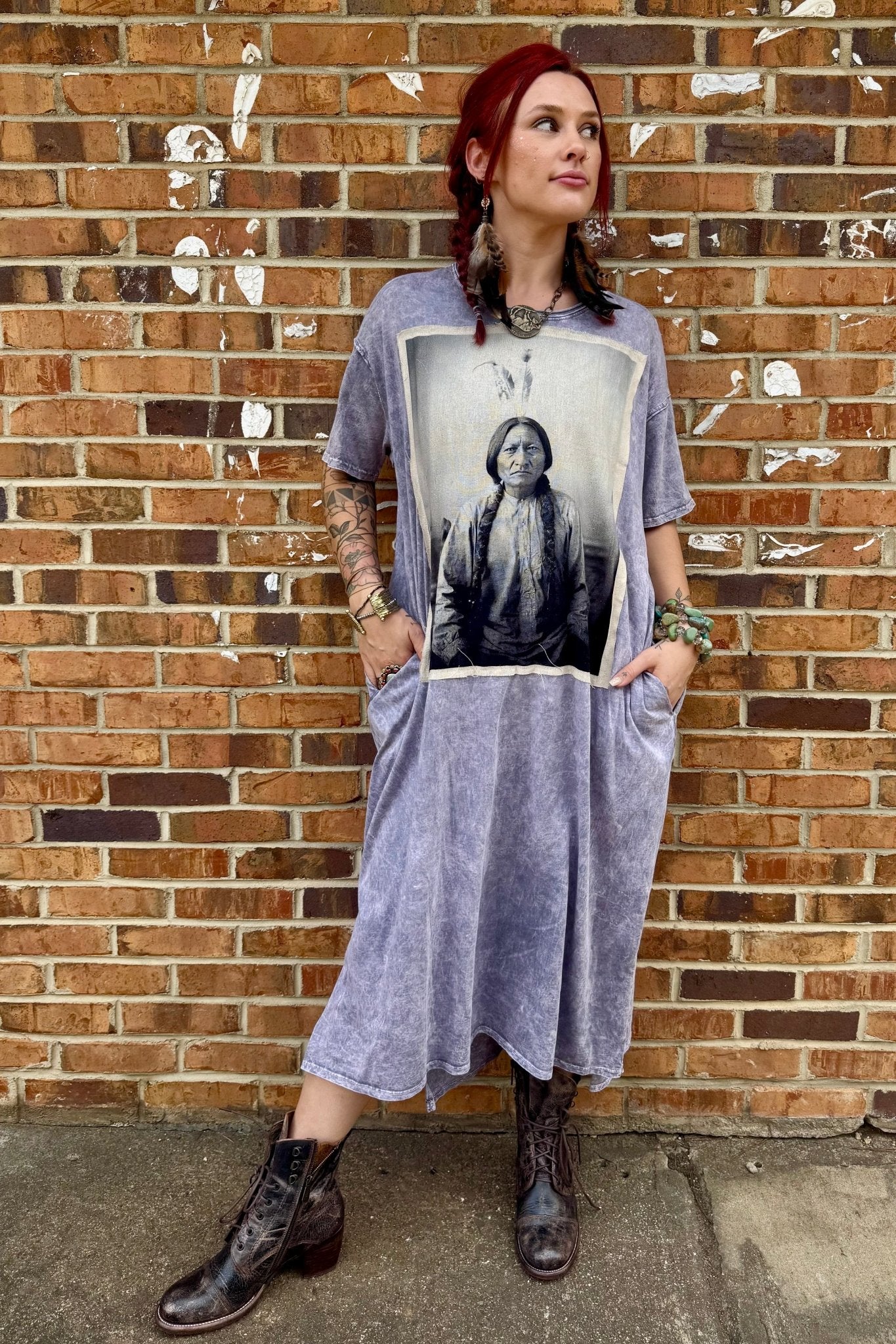 Chief T Shirt Dress - ivyandlavyboutique I LOVE LINEN