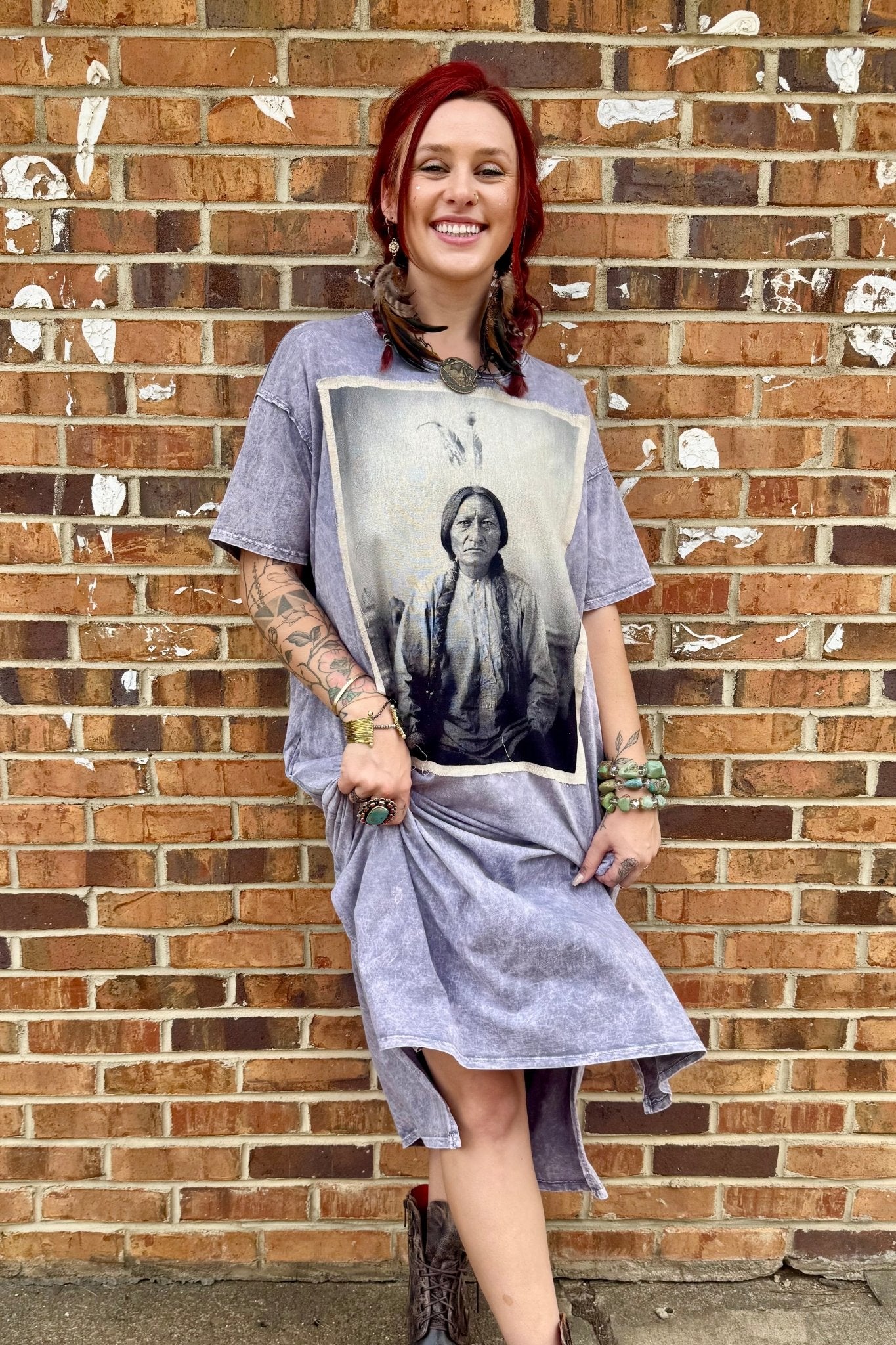 Chief T Shirt Dress - ivyandlavyboutique I LOVE LINEN