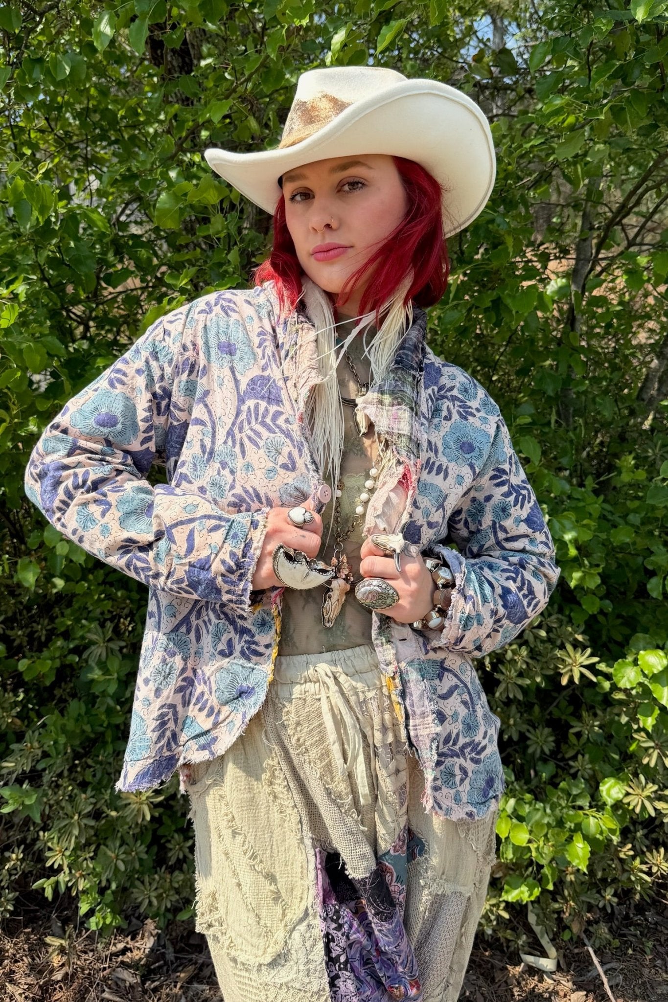 Circle Around Jacket - Sky - ivyandlavyboutique Jaded Gypsy