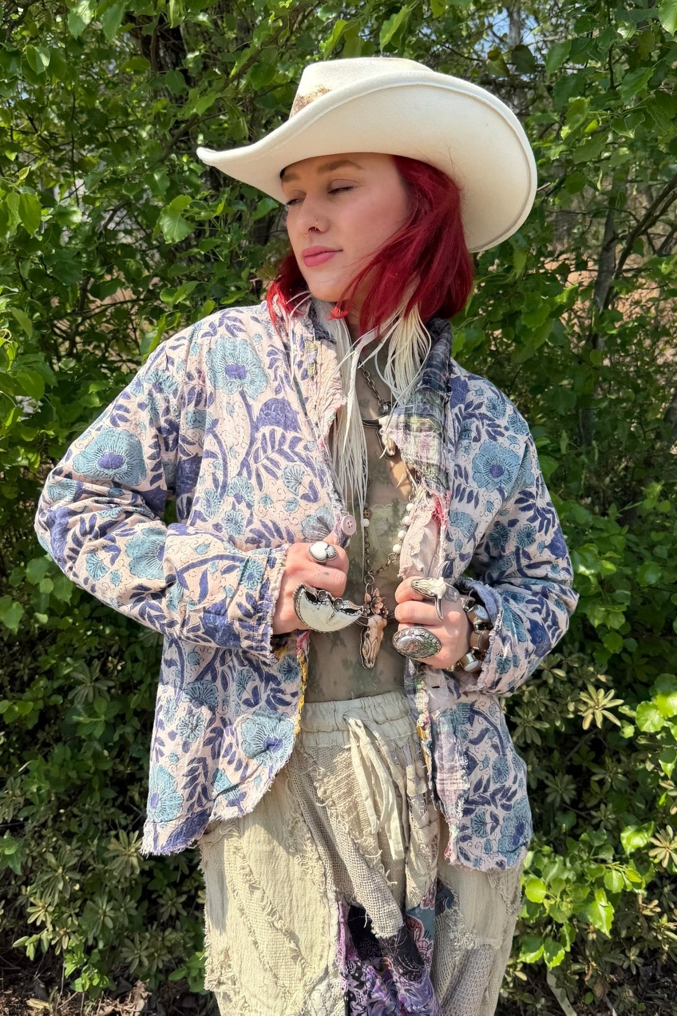 Circle Around Jacket - Sky - ivyandlavyboutique Jaded Gypsy