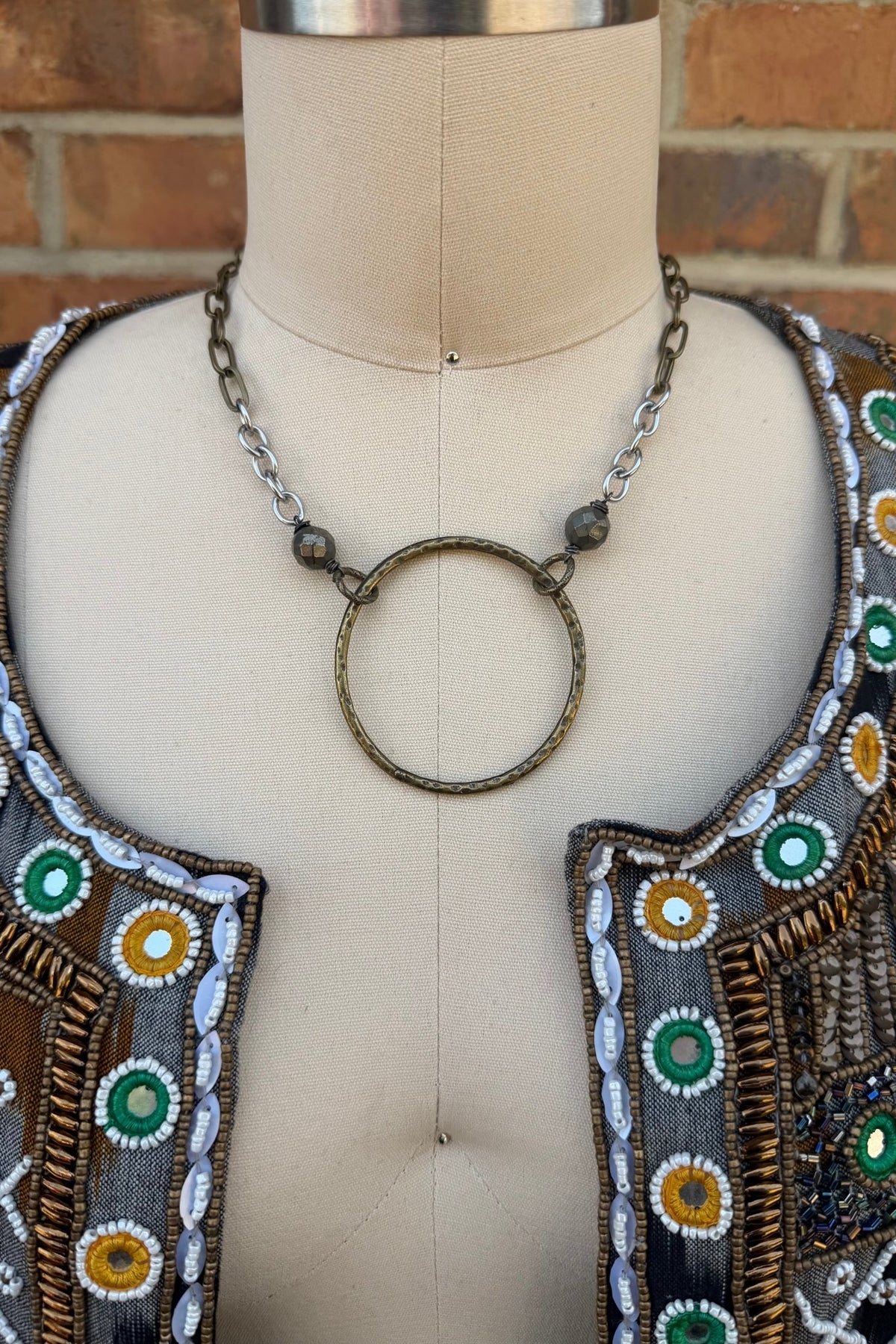 Circle Around Necklace - ivyandlavyboutique ivyandlavyboutique
