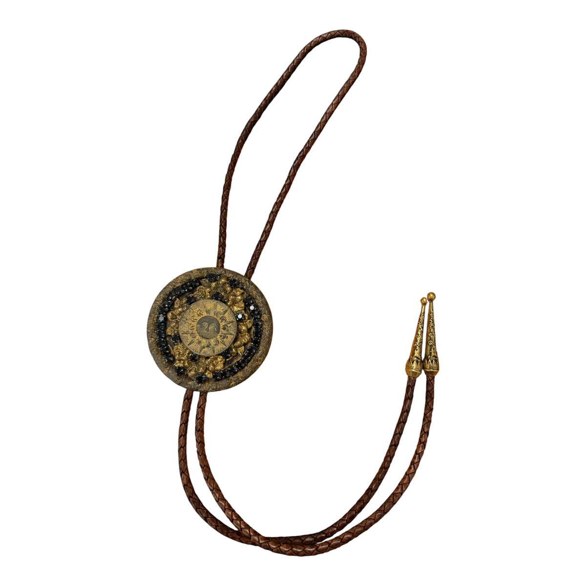 Circle on Leather - Boho Wanderlust Boutique Gypsy South
