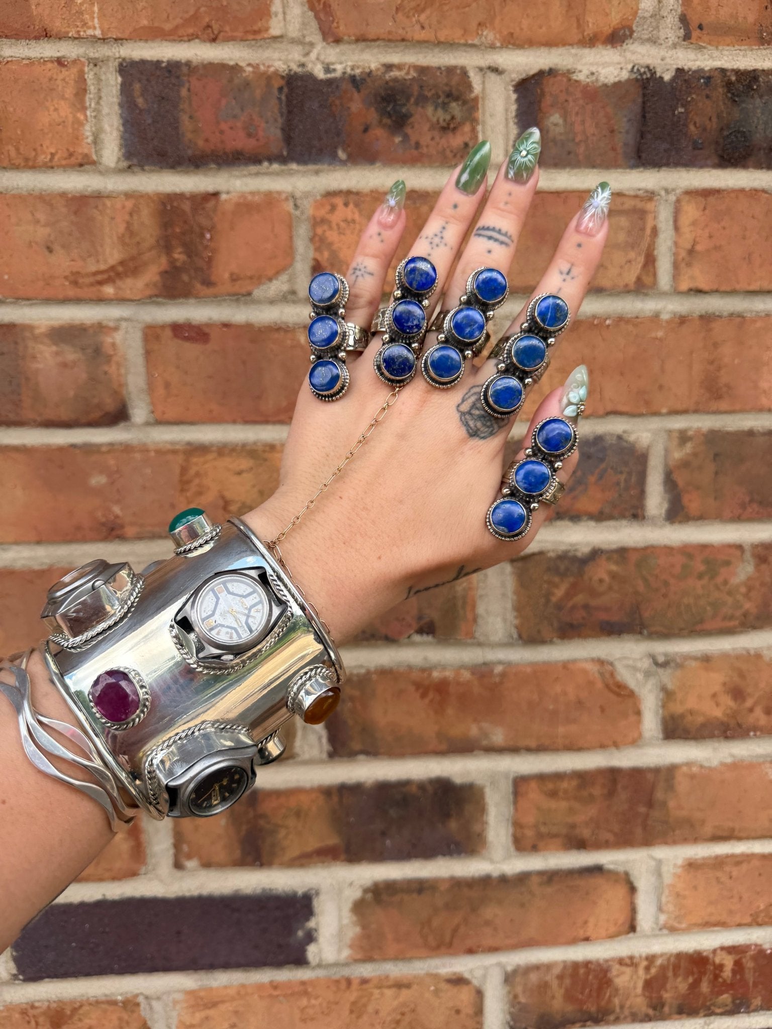 Clocking In 8 Piece Watch Cuff - ivyandlavyboutique ivyandlavyboutique