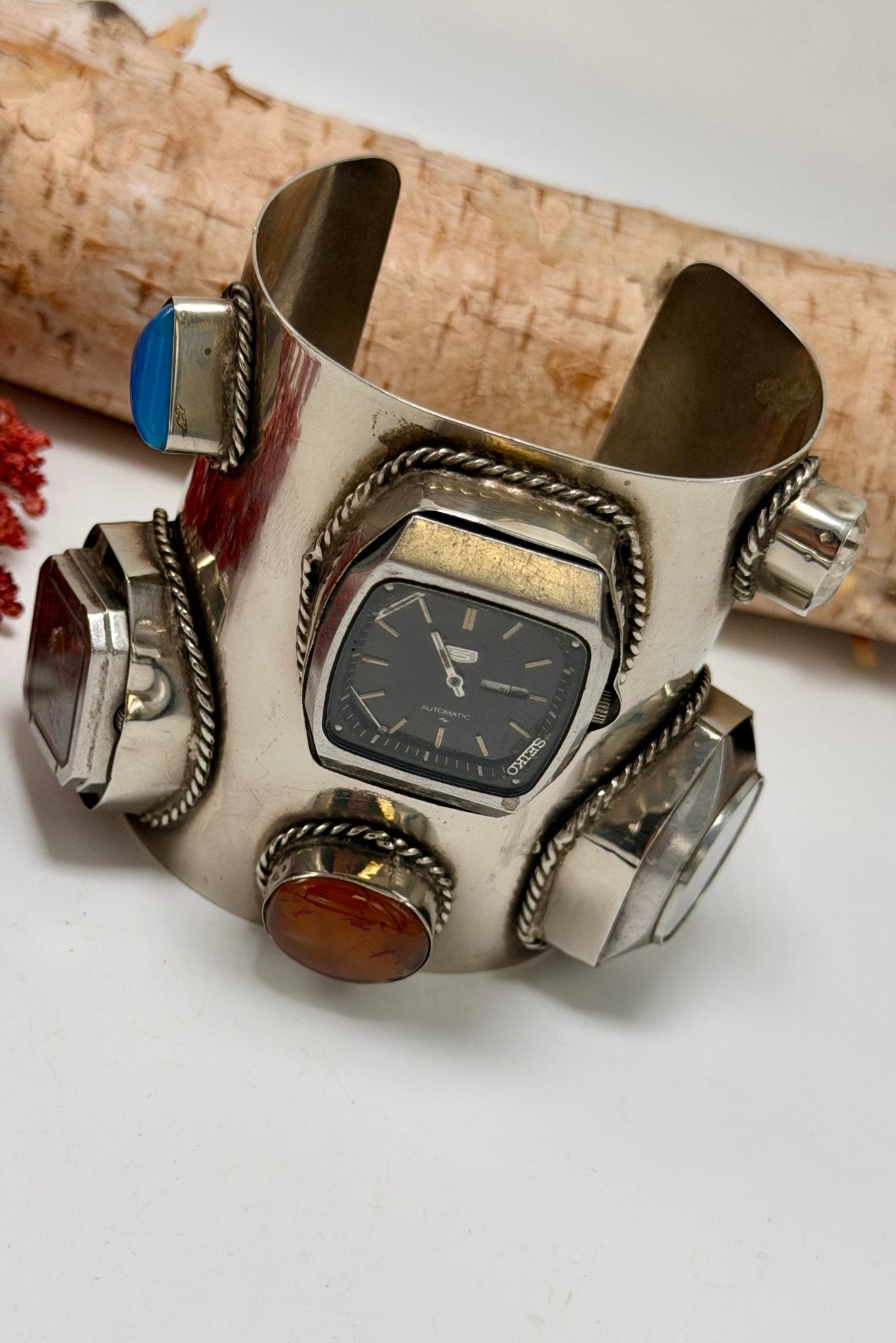 Clocking In 8 Piece Watch Cuff - ivyandlavyboutique ivyandlavyboutique
