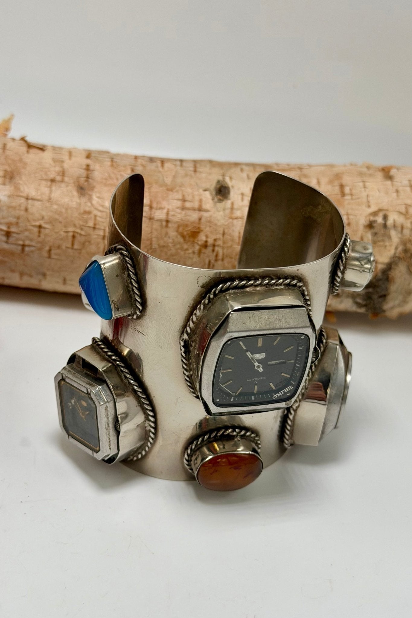 Clocking In 8 Piece Watch Cuff - ivyandlavyboutique ivyandlavyboutique