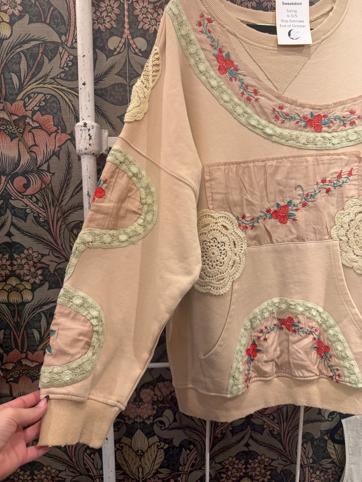 Cloud Dancer Sweatshirt - Preorder - ivyandlavyboutique Jaded Gypsy