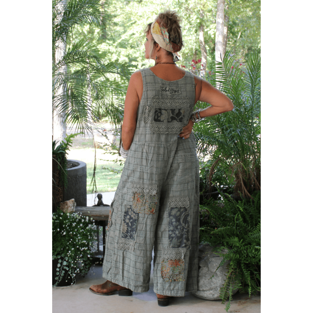 Cobblestone Walks Overalls - ivyandlavyboutique Jaded Gypsy