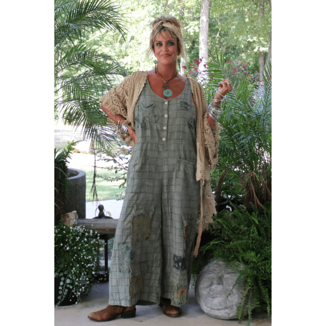 Cobblestone Walks Overalls - ivyandlavyboutique Jaded Gypsy