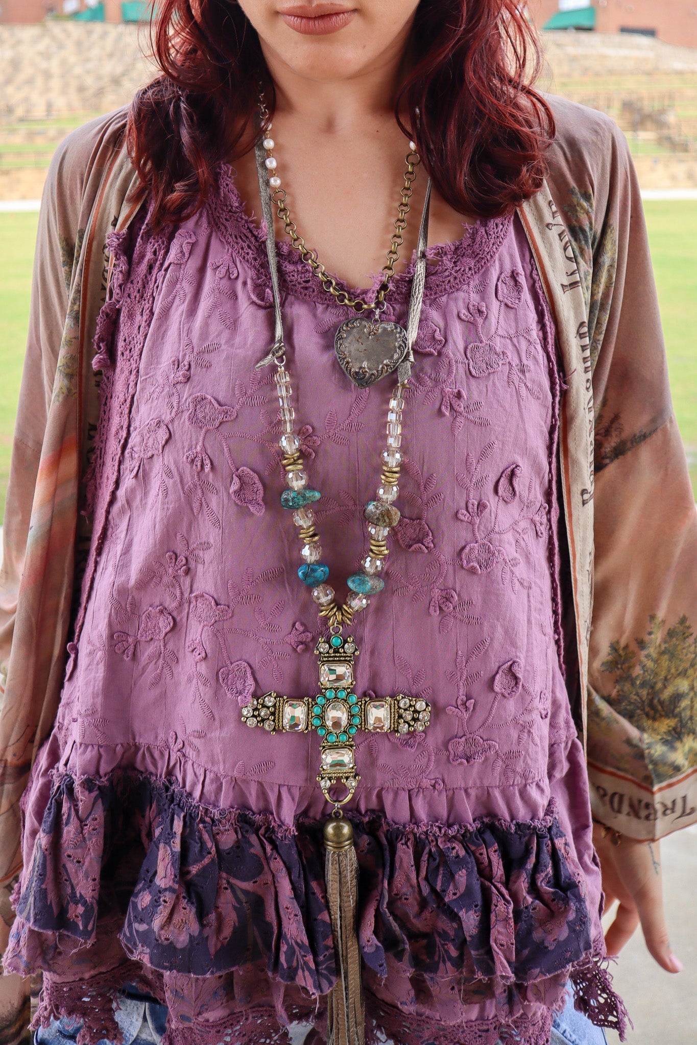 Cold Heart Metal Statement Necklace - ivyandlavyboutique Spirit Lala