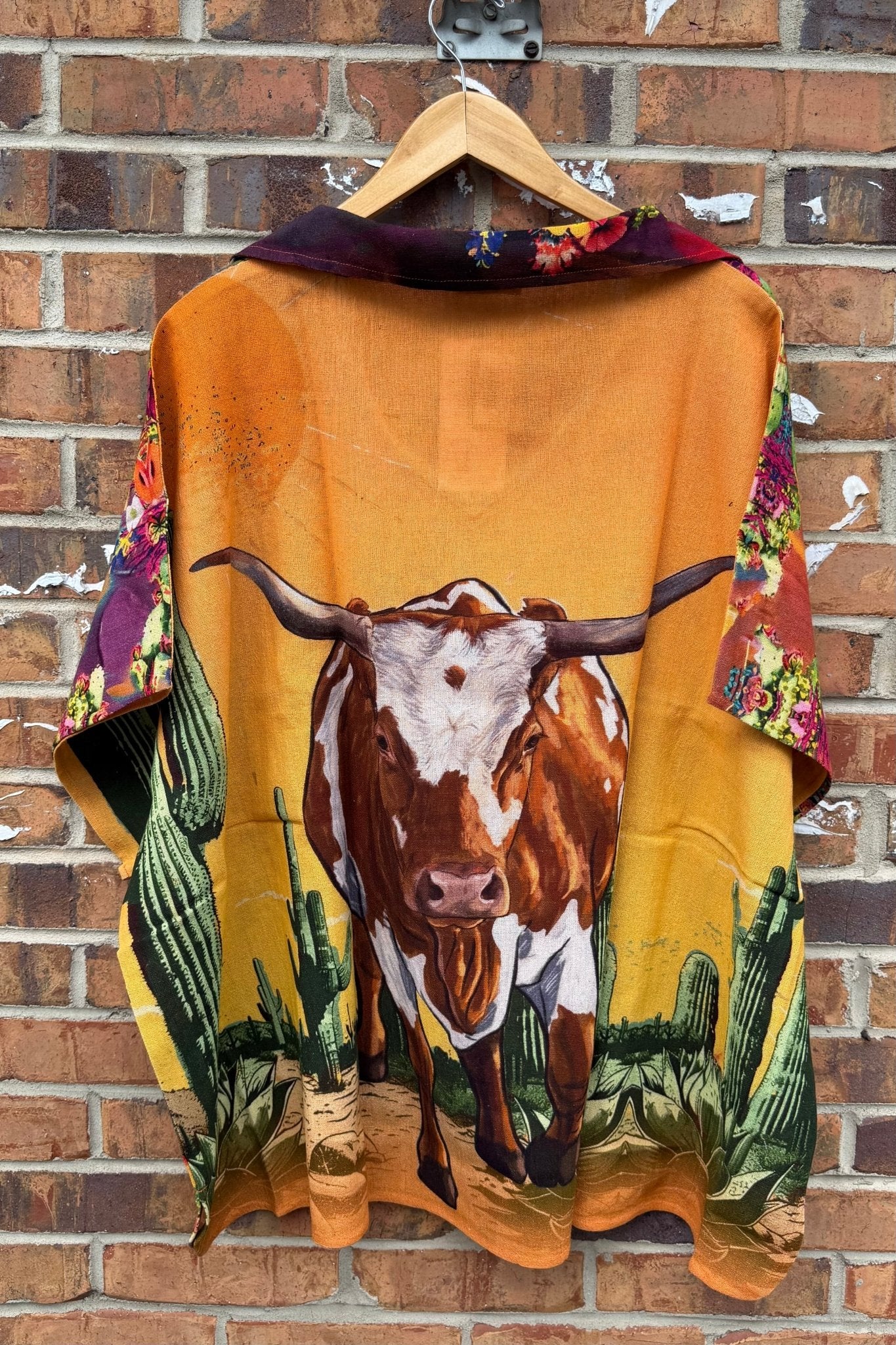 Collared Printed Oversized Top - ivyandlavyboutique I LOVE LINEN