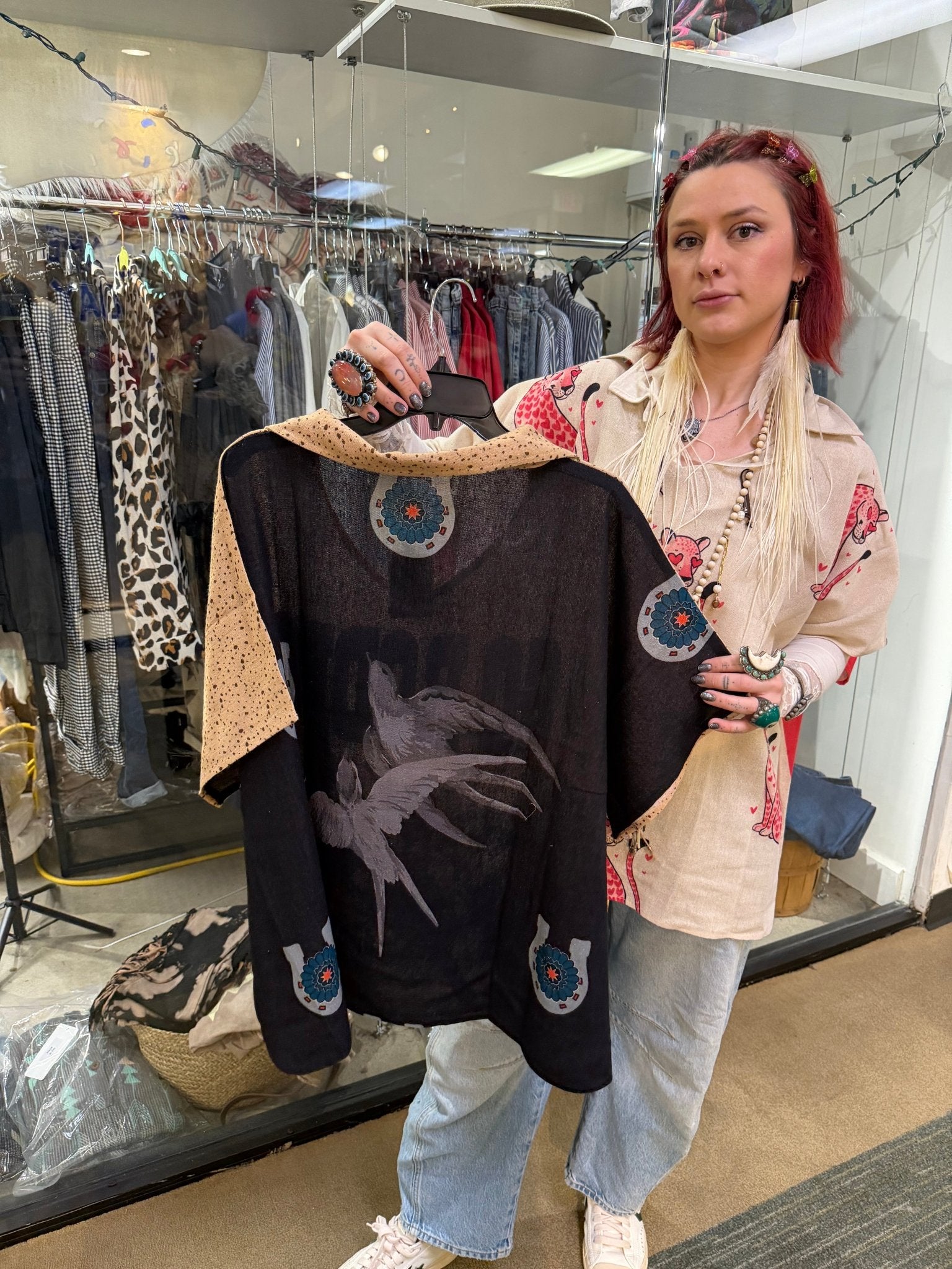 Collared printed top - ivyandlavyboutique ivyandlavyboutique