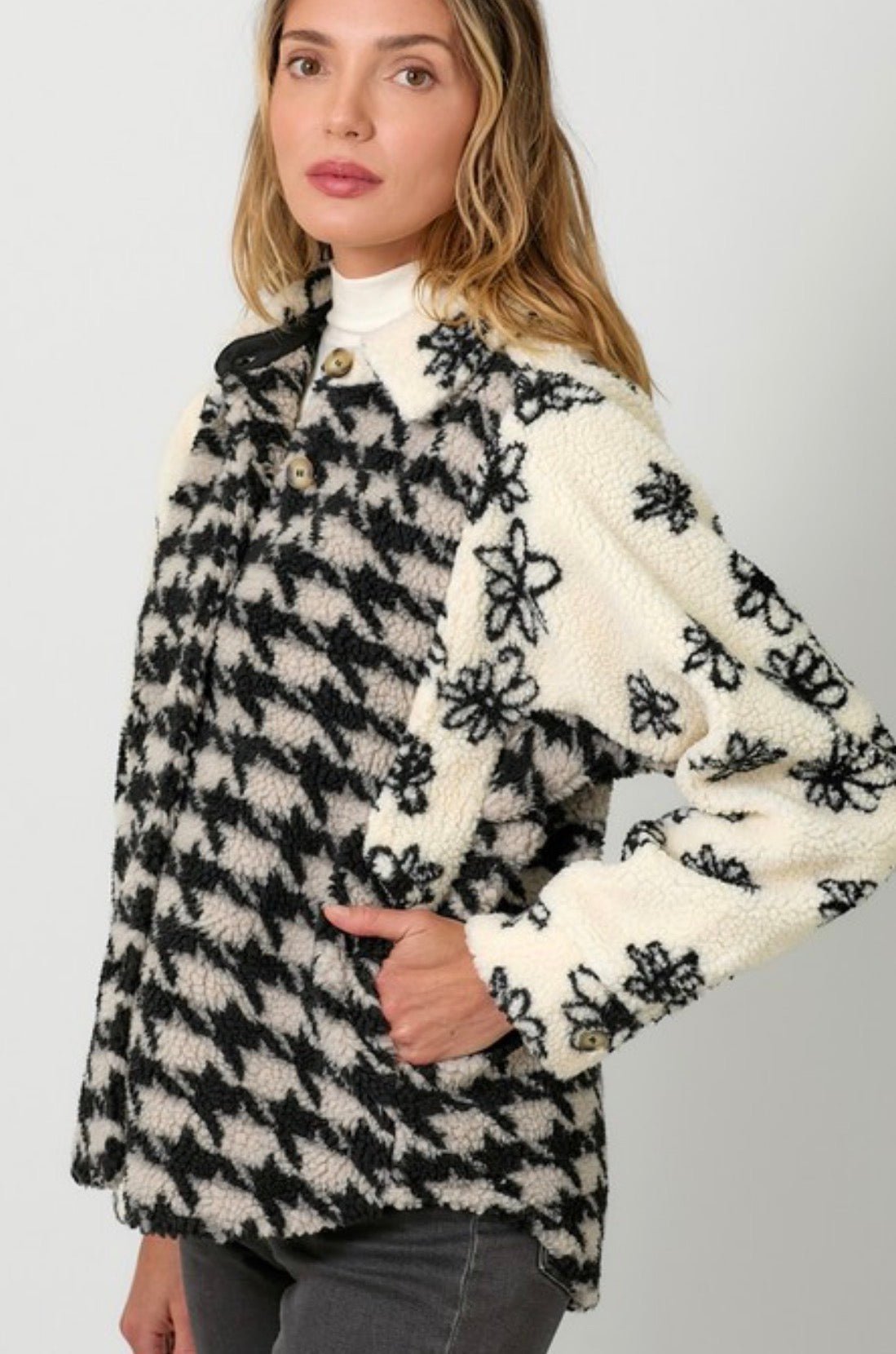 Color Block Printed Shacket - ivyandlavyboutique ivyandlavyboutique