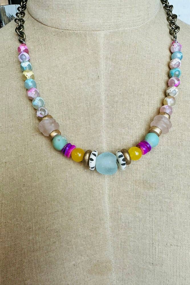 Color Me Happy Necklace - ivyandlavyboutique Scooples Jewelry
