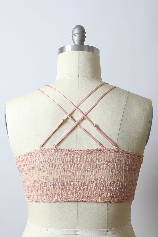 Coming Up Daisys Longline Bralette Plus - ivyandlavyboutique Leto Accessories
