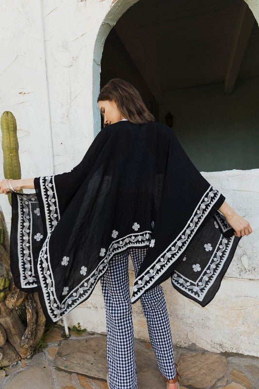 Coming Up Roses Kimono - ivyandlavyboutique Leto Accessories