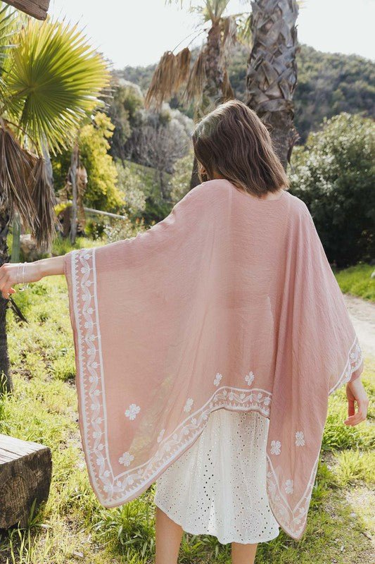 Coming Up Roses Kimono - ivyandlavyboutique Leto Accessories