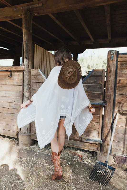 Coming Up Roses Kimono - ivyandlavyboutique Leto Accessories