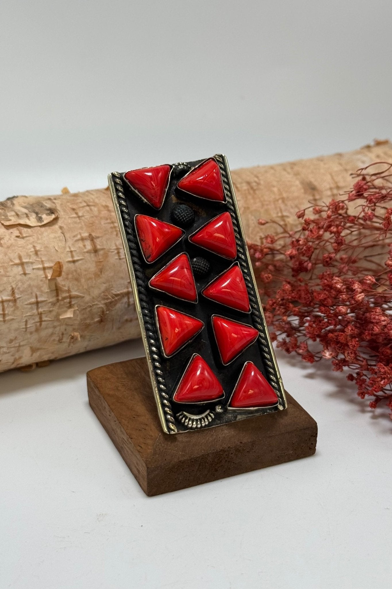 Coral Triangle Ring - ivyandlavyboutique ivyandlavyboutique