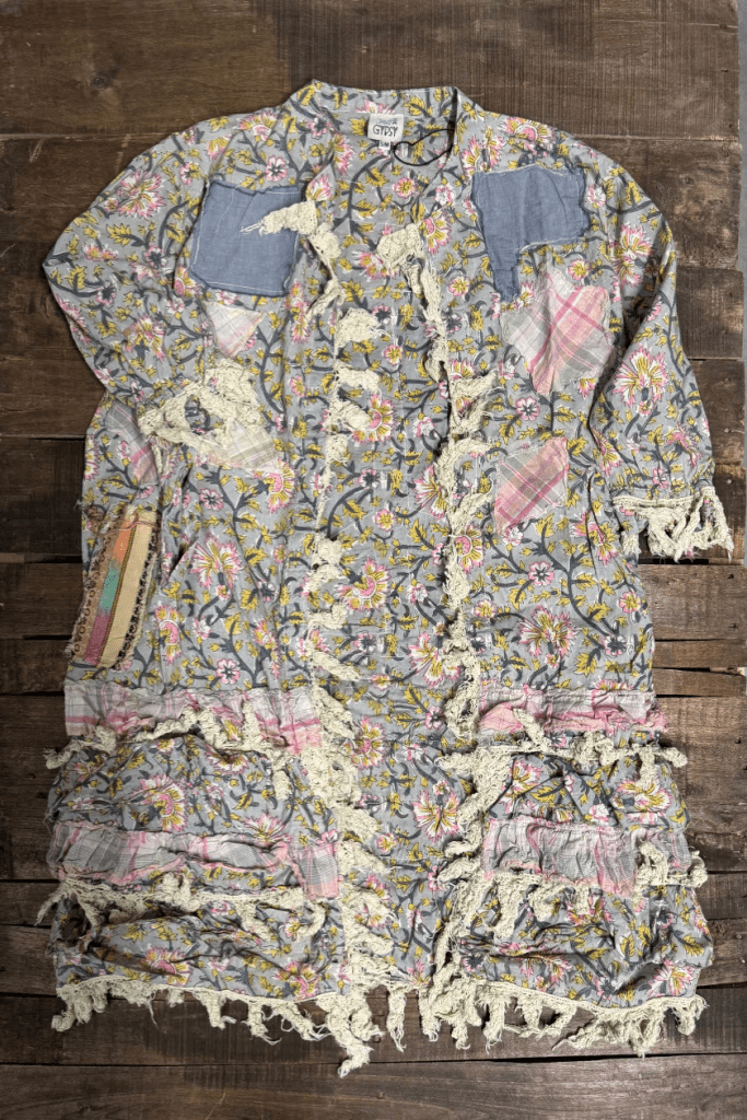 Cottage Views Ruffle Duster Jacket - ivyandlavyboutique Jaded Gypsy