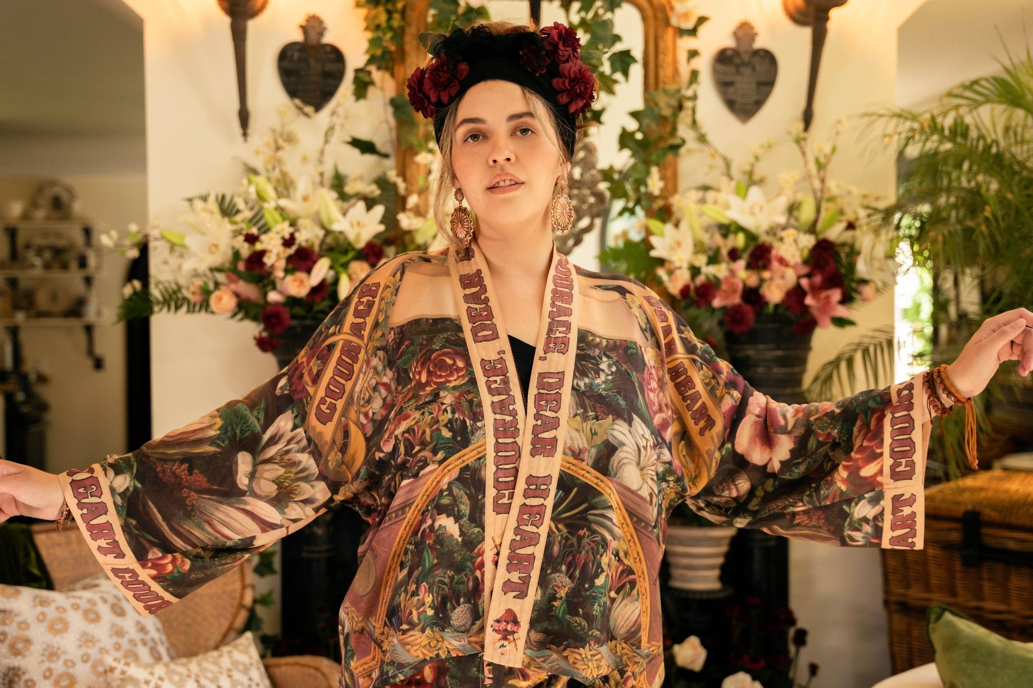 Courage Dear Heart Pixie Duster Cropped Kimono - ivyandlavyboutique Market of Stars