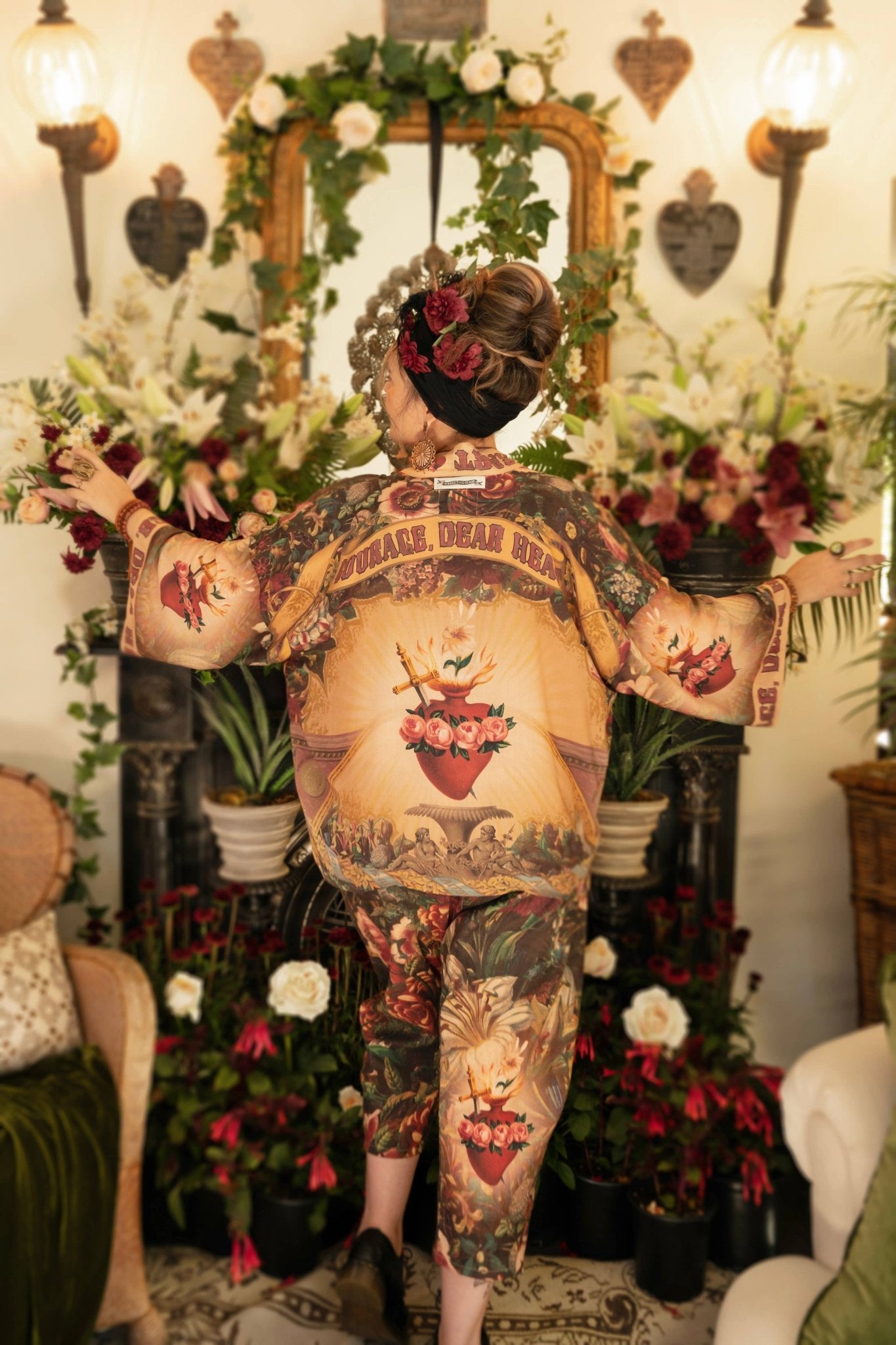 Courage Dear Heart Pixie Duster Cropped Kimono - ivyandlavyboutique Market of Stars