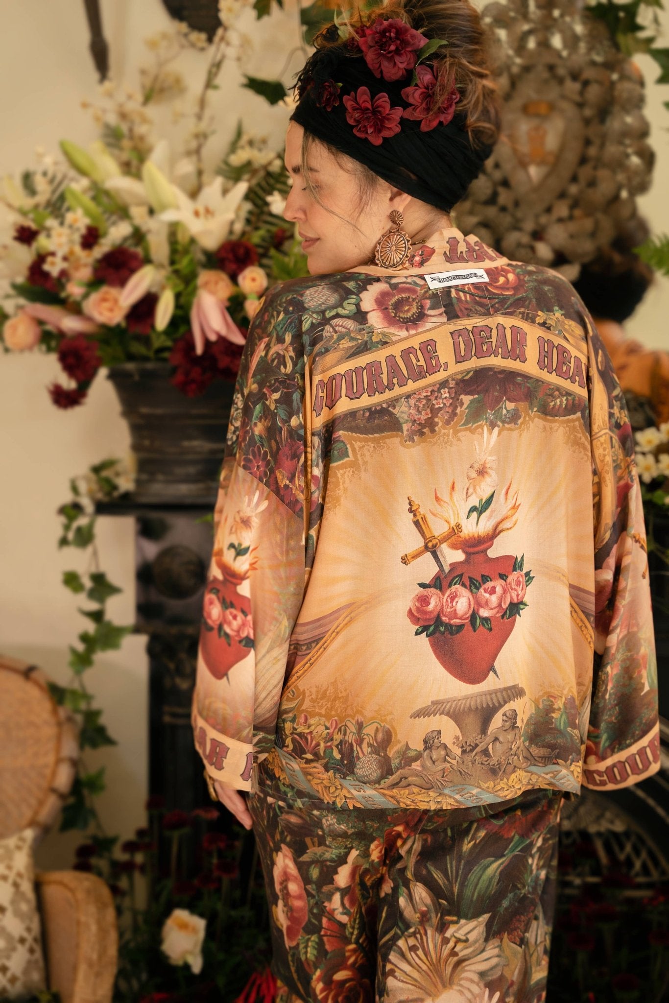 Courage Dear Heart Pixie Duster Cropped Kimono - ivyandlavyboutique Market of Stars