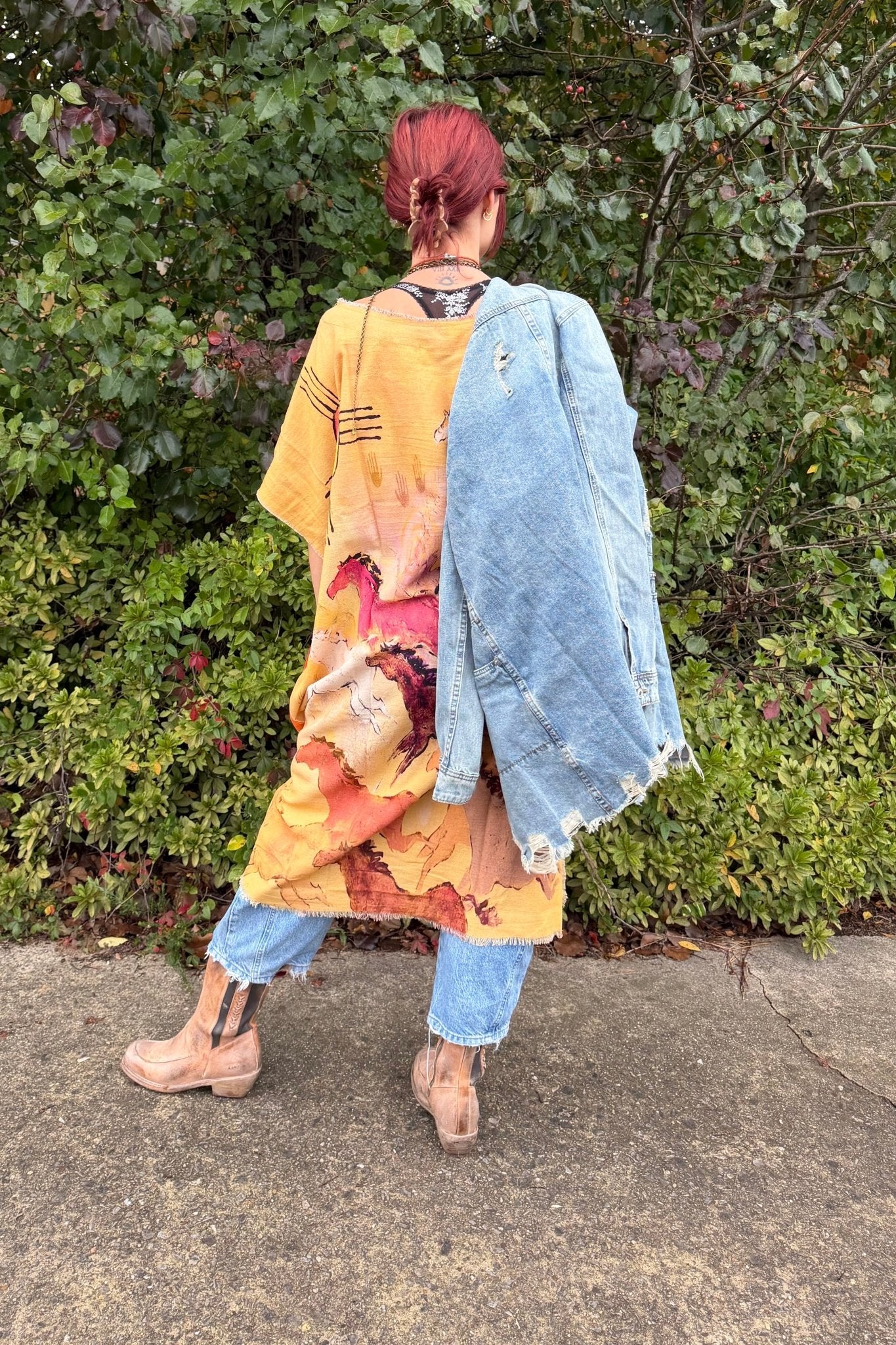 Cowboy Sunset Full Tunic - ivyandlavyboutique LeParisPetit by I Love Linen