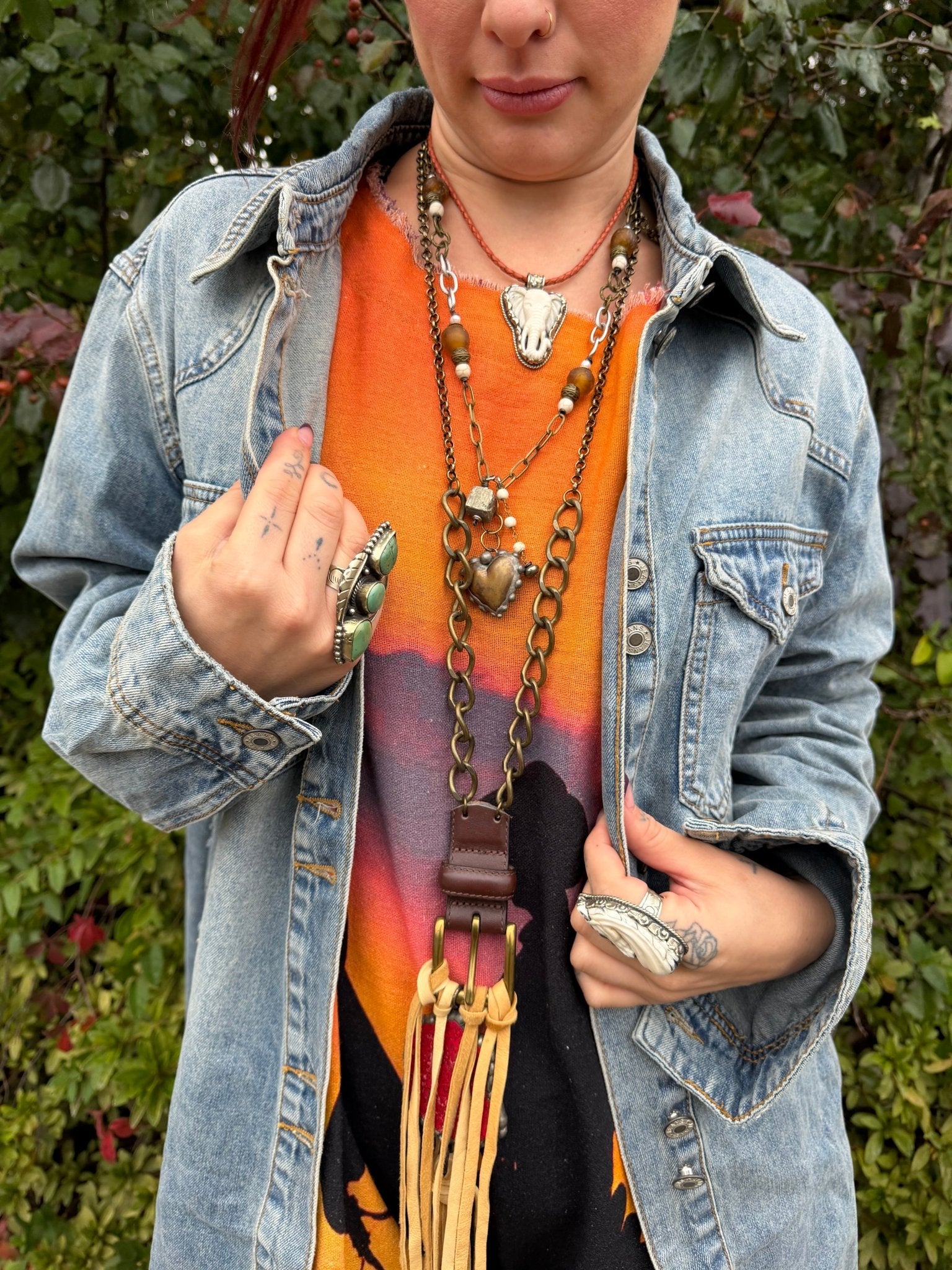 Cowboy Sunset Full Tunic - ivyandlavyboutique LeParisPetit by I Love Linen