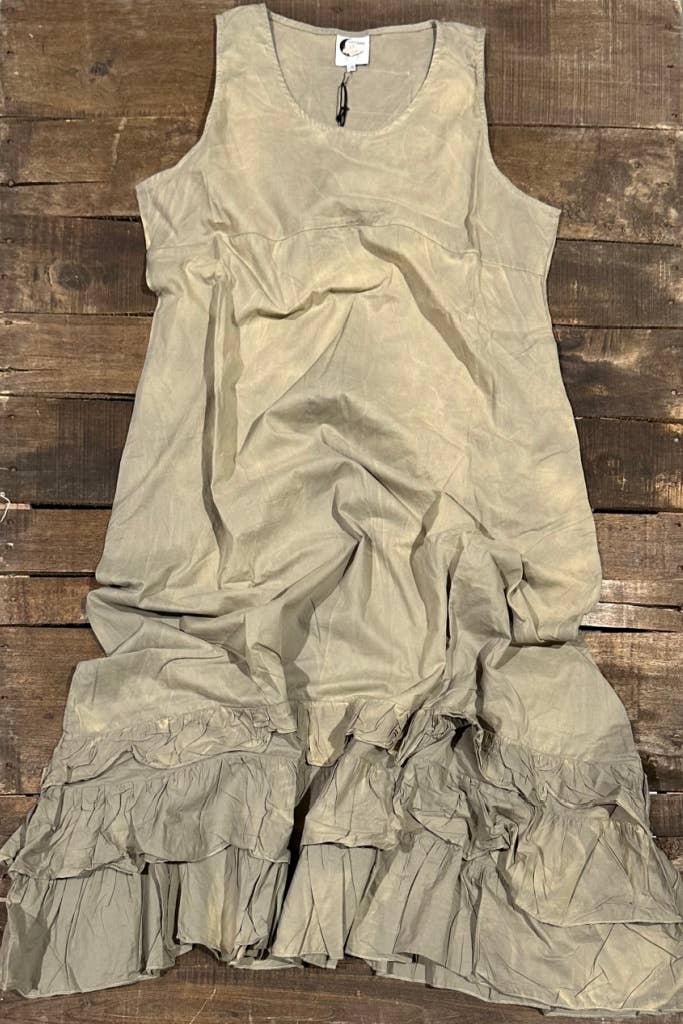Create Change Dress & Overlay - Vintage Olive - ivyandlavyboutique Jaded Gypsy