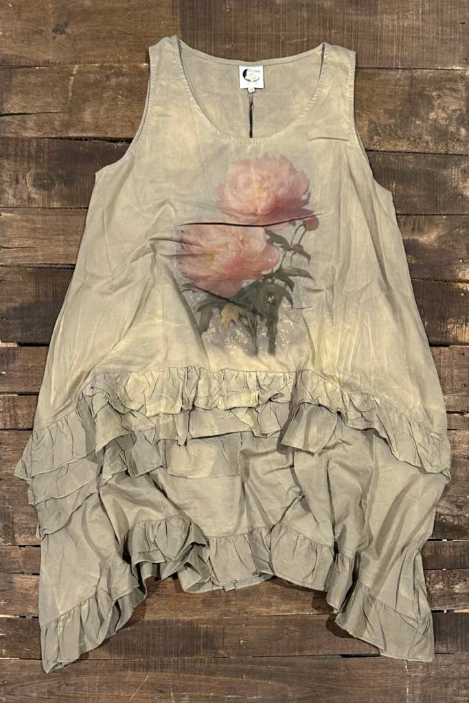 Create Change Dress & Overlay - Vintage Olive - ivyandlavyboutique Jaded Gypsy