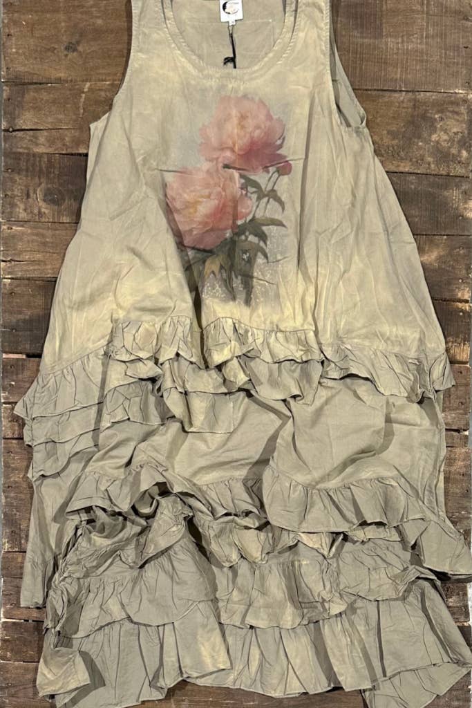 Create Change Dress & Overlay - Vintage Olive - ivyandlavyboutique Jaded Gypsy