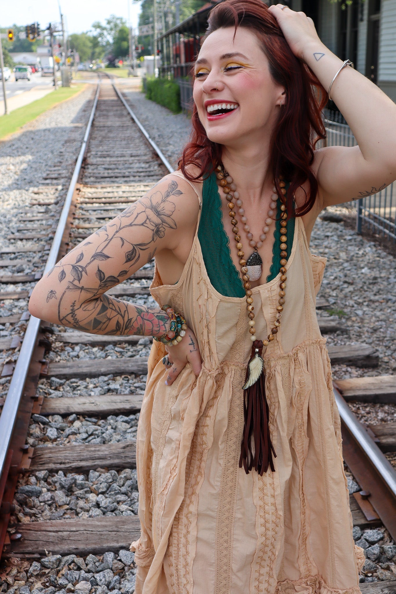 Cross Your Path Roads Boheme Embroidered Dress - ivyandlavyboutique Jaded Gypsy