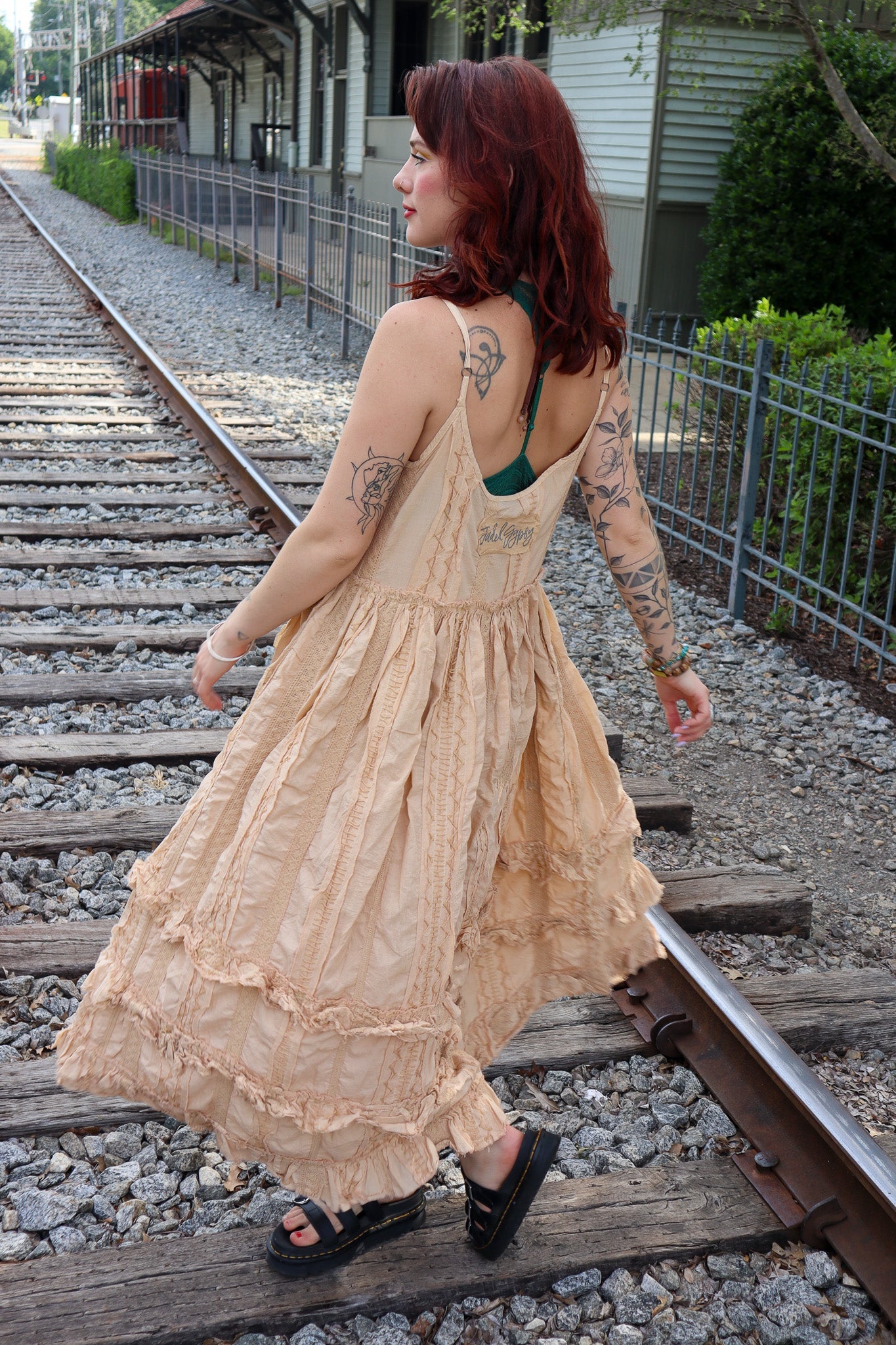 Cross Your Path Roads Boheme Embroidered Dress - ivyandlavyboutique Jaded Gypsy