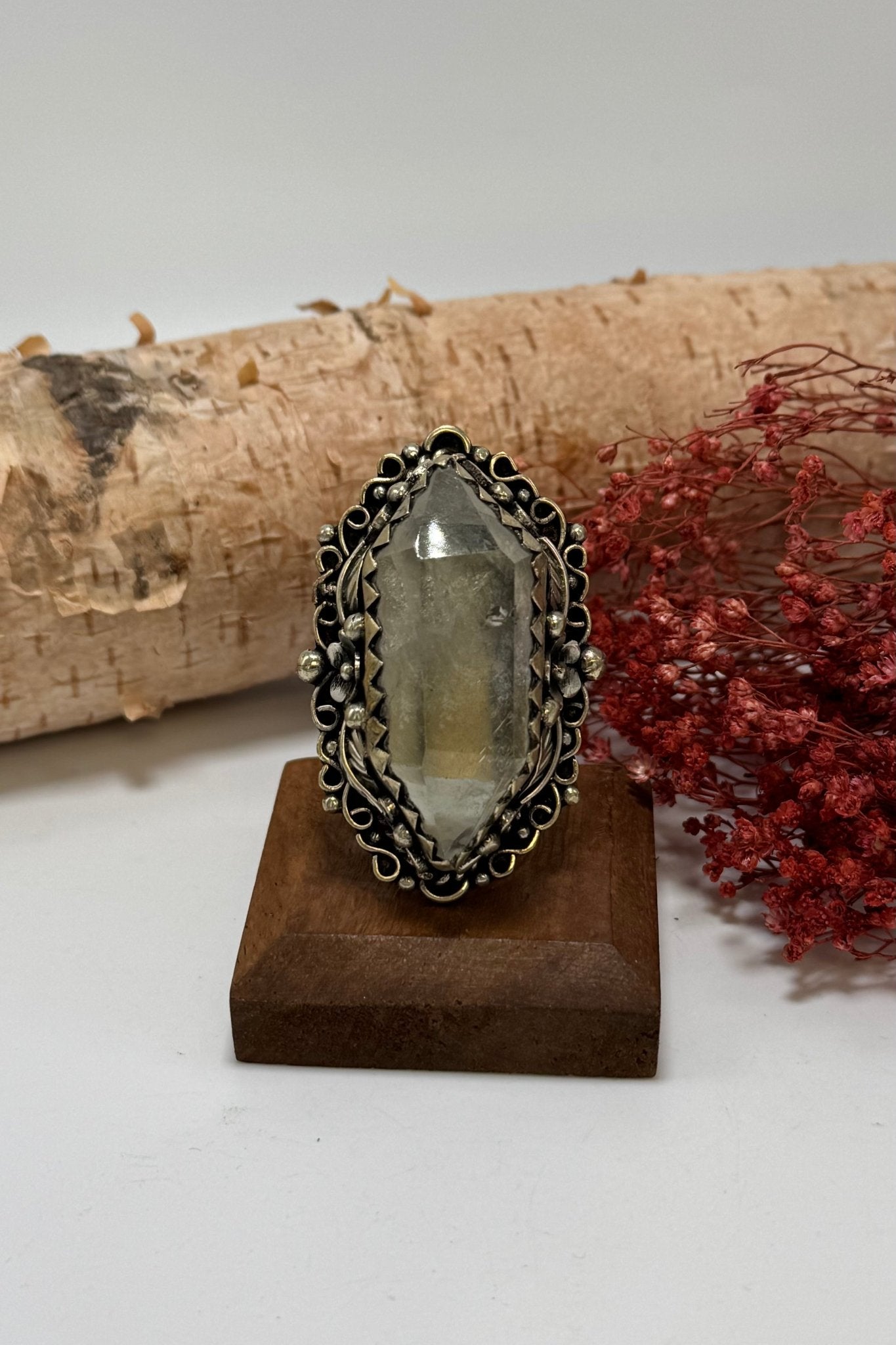 Crystal Healing Ring - ivyandlavyboutique ivyandlavyboutique