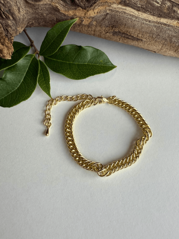 Cuban Link Gold Bracelet - ivyandlavyboutique Spirit Lala