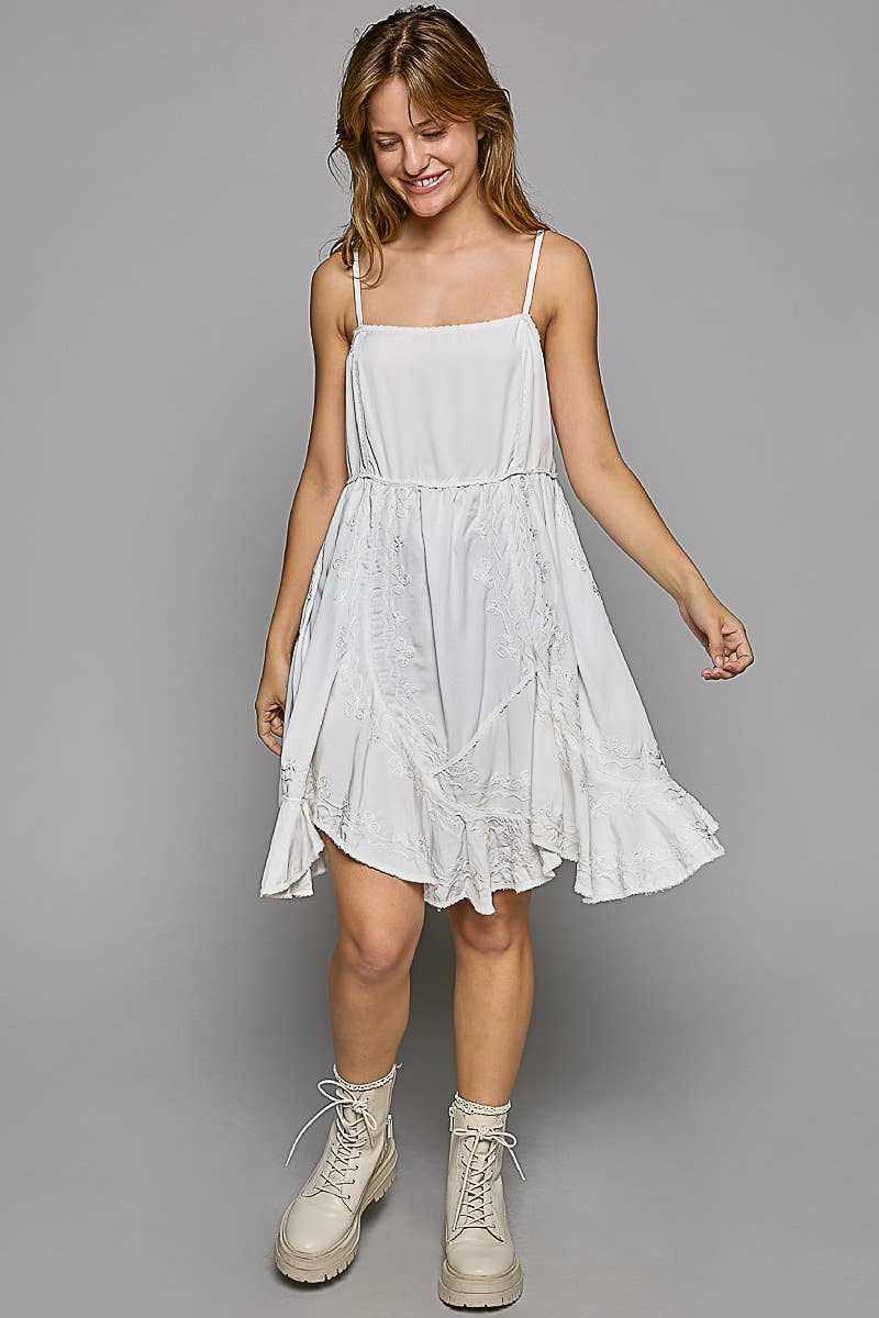 Daisy May Square Neck Mini Tunic Dress