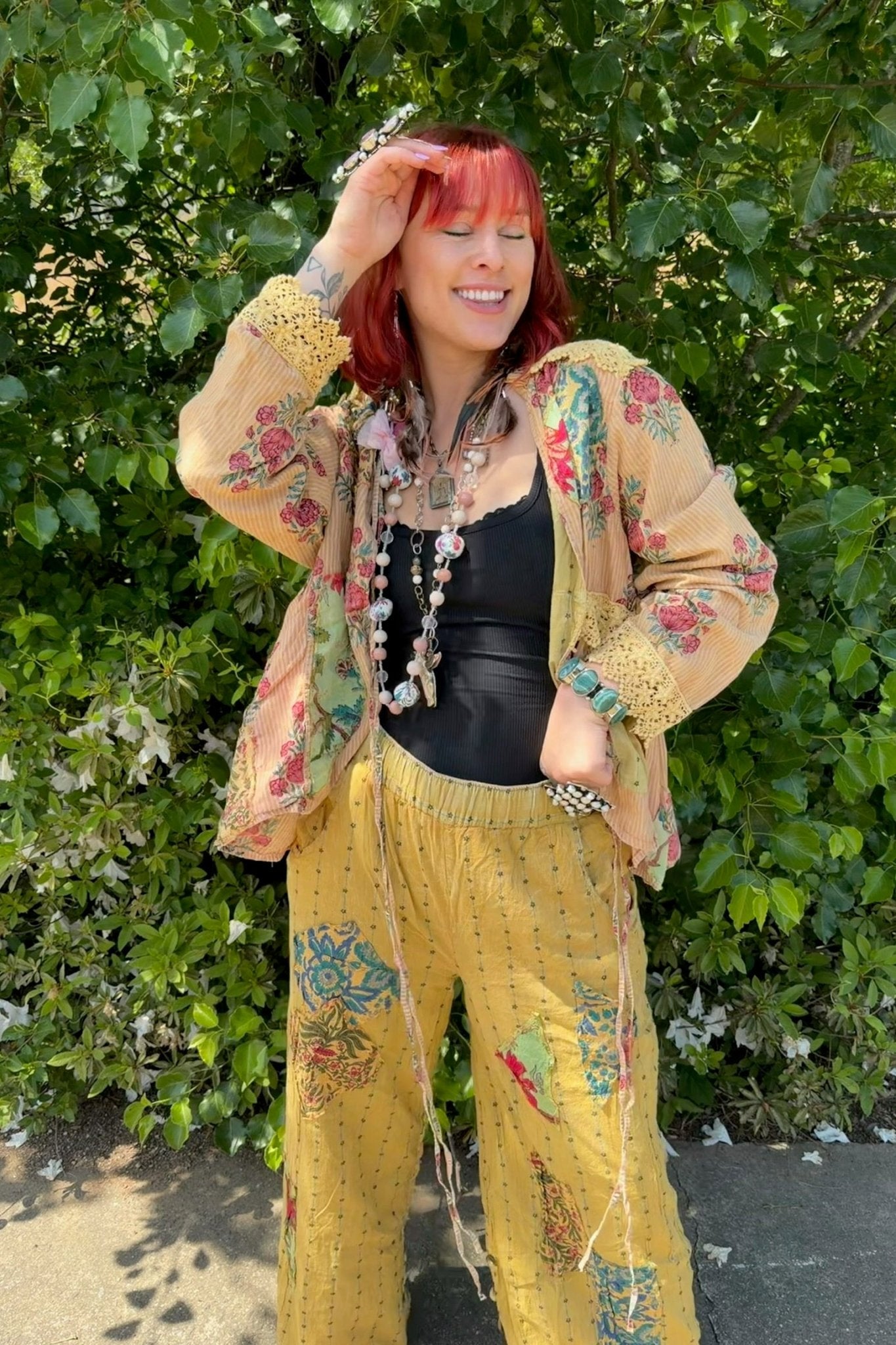 Dahlia Reversible Pant - ivyandlavyboutique A Rare Bird Shop
