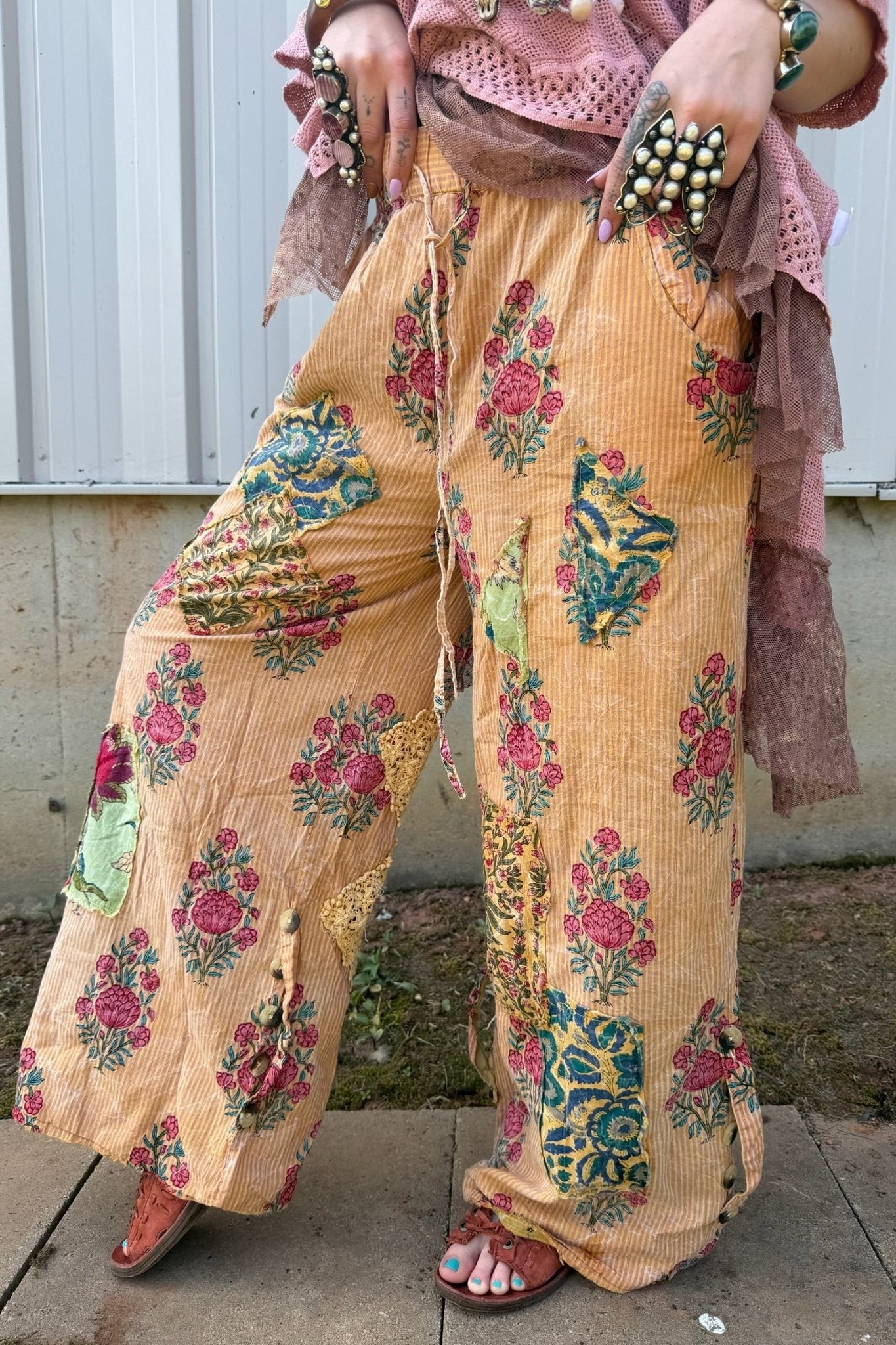 Dahlia Reversible Pant - ivyandlavyboutique A Rare Bird Shop