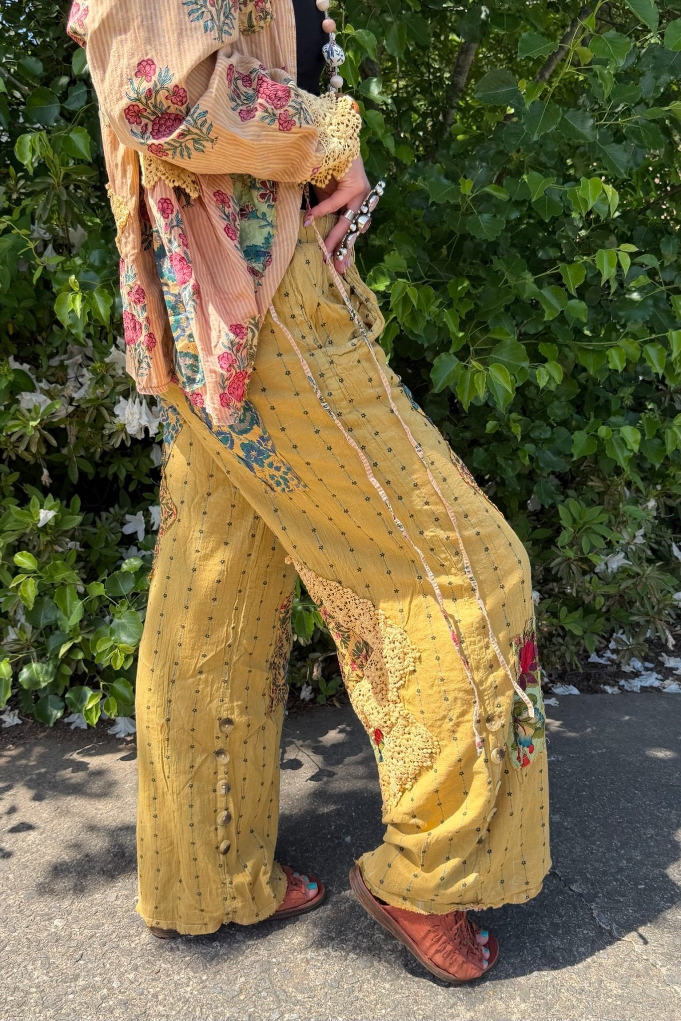 Dahlia Reversible Pant - ivyandlavyboutique A Rare Bird Shop