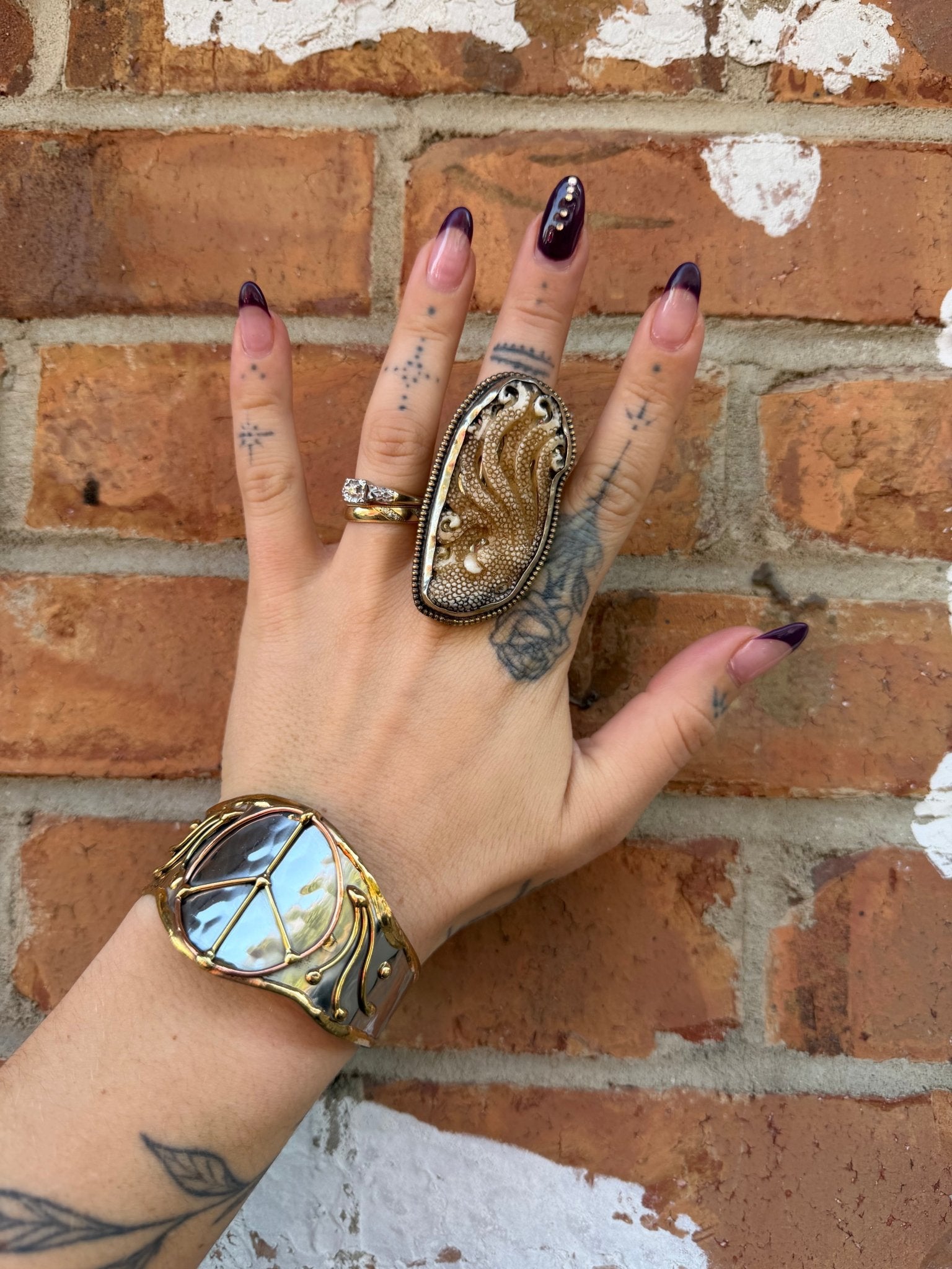 Davey Jones Ring - ivyandlavyboutique ivyandlavyboutique