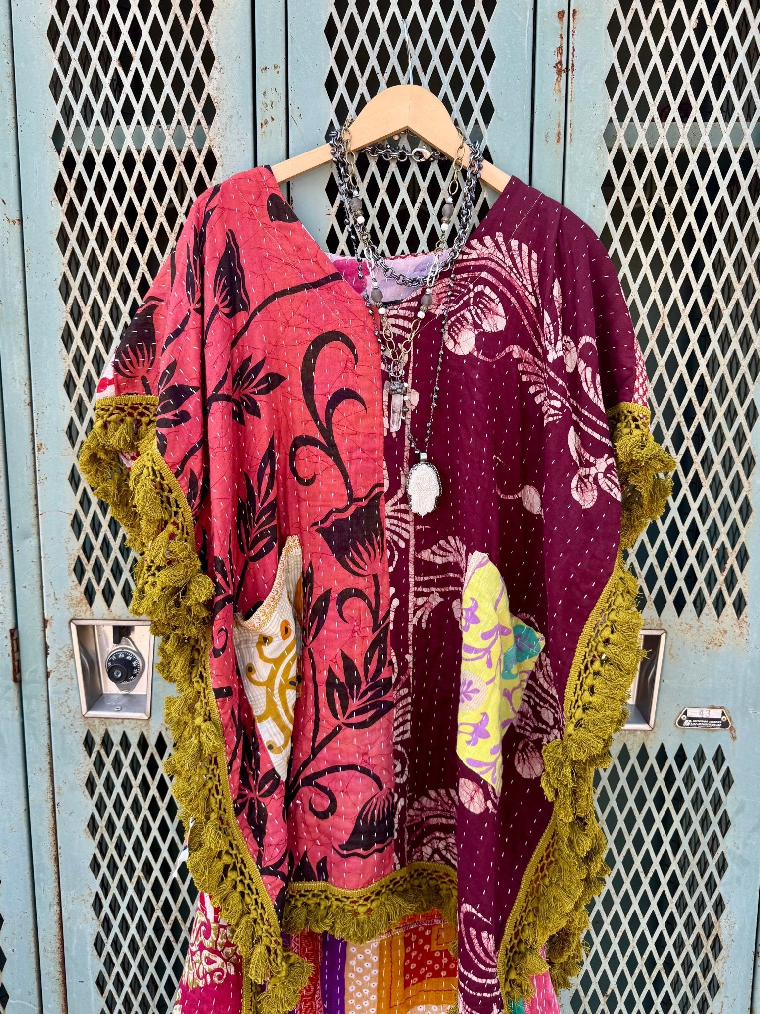 Day Dreamer Kantha Poncho Top - Combo 2 - ivyandlavyboutique Kathmandu Imports
