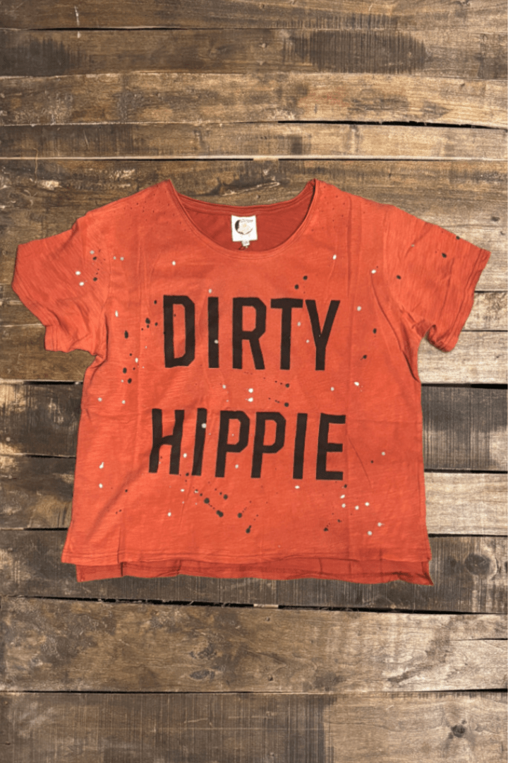Dirty Hippie Tee - Vintage Rust - ivyandlavyboutique Jaded Gypsy