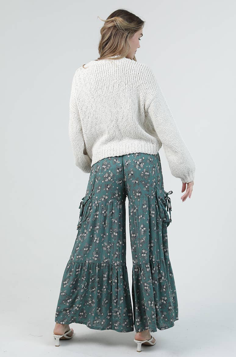 Ditsy Daze Floral Pant - ivyandlavyboutique ANGIE