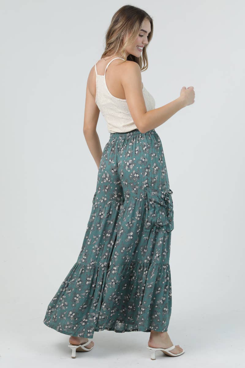 Ditsy Daze Floral Pant - ivyandlavyboutique ANGIE
