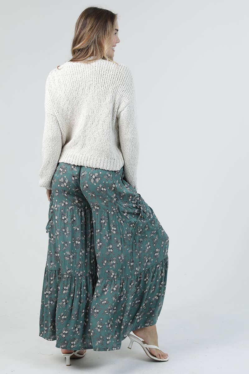 Ditsy Daze Floral Pant - ivyandlavyboutique ANGIE