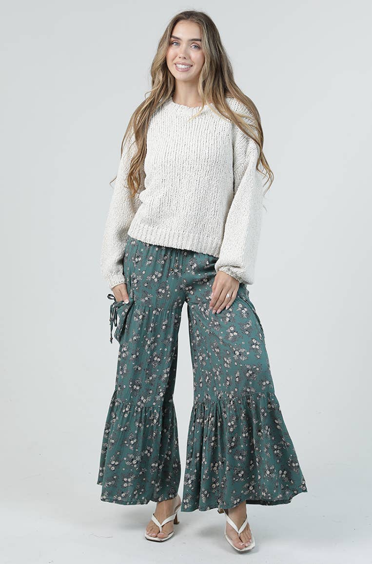 Ditsy Daze Floral Pant - ivyandlavyboutique ANGIE