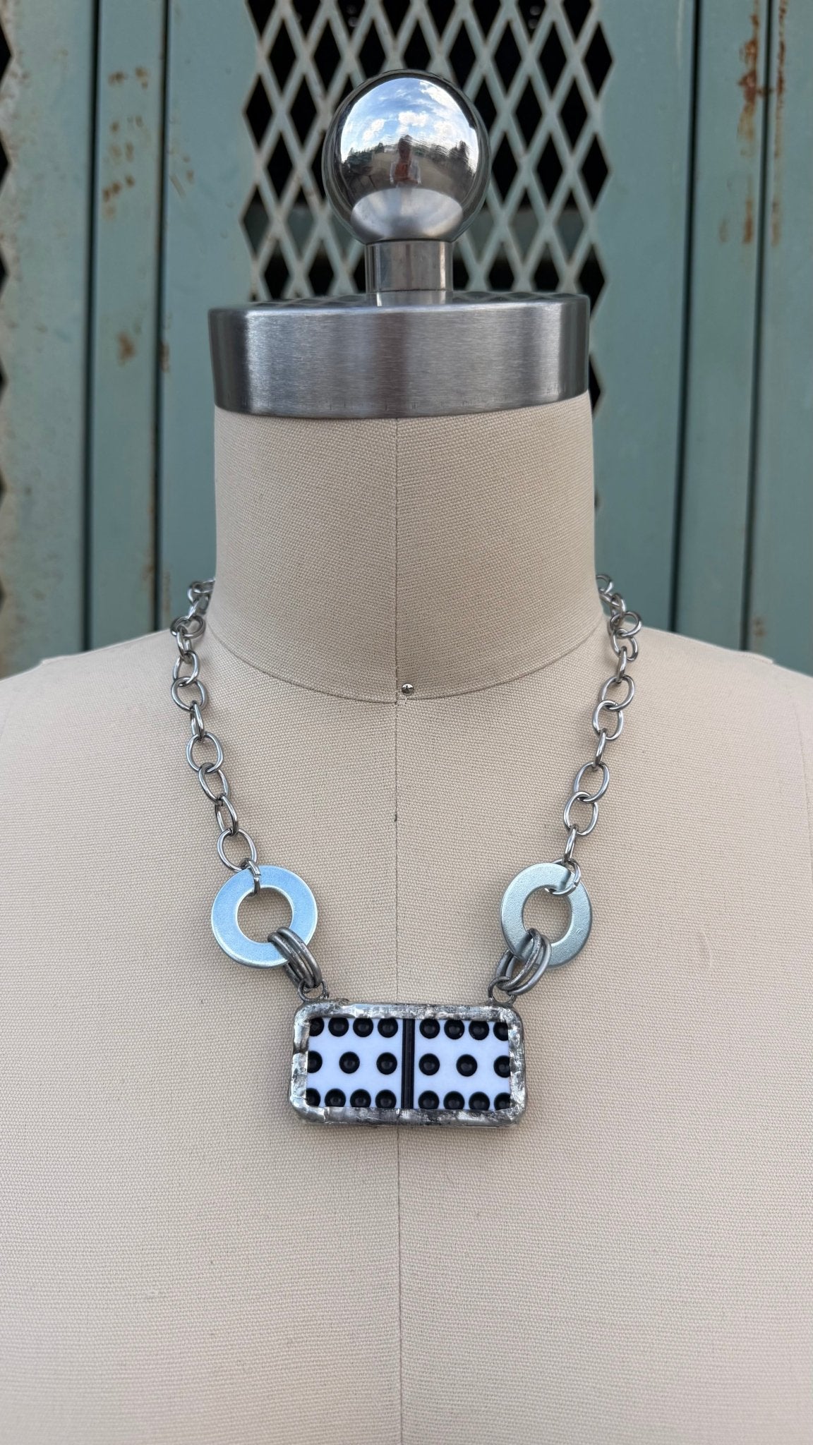 Domino Classic Handmade Necklace - ivyandlavyboutique ivyandlavyboutique