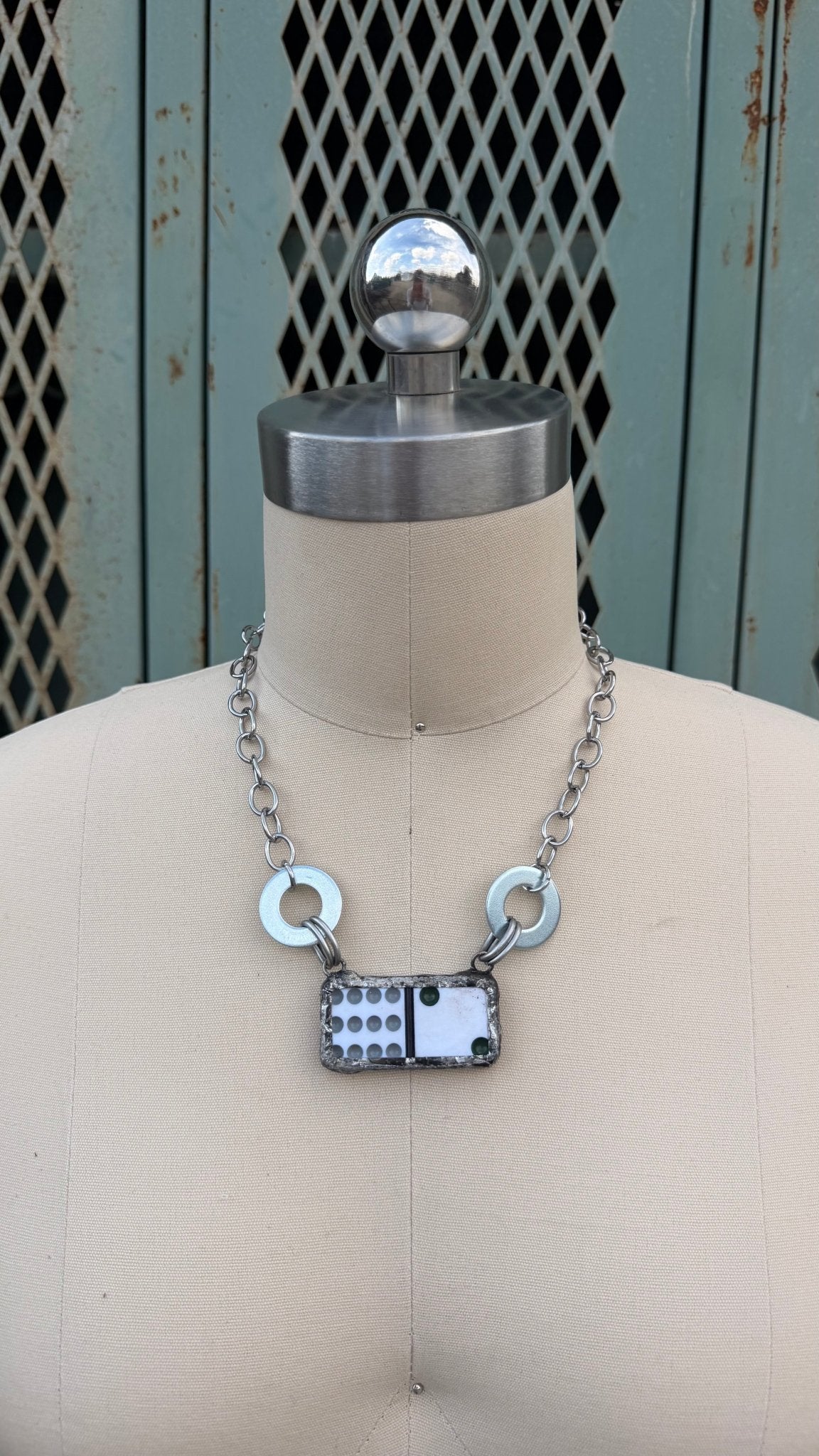 Domino Classic Handmade Necklace - ivyandlavyboutique ivyandlavyboutique